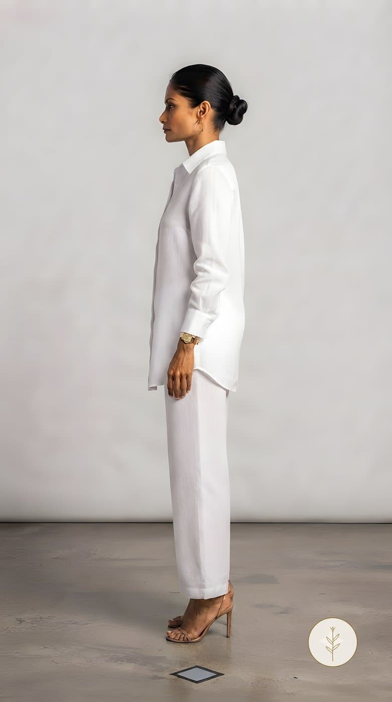Conjunto Camisa y Pantalón Blanco miniatura 3
