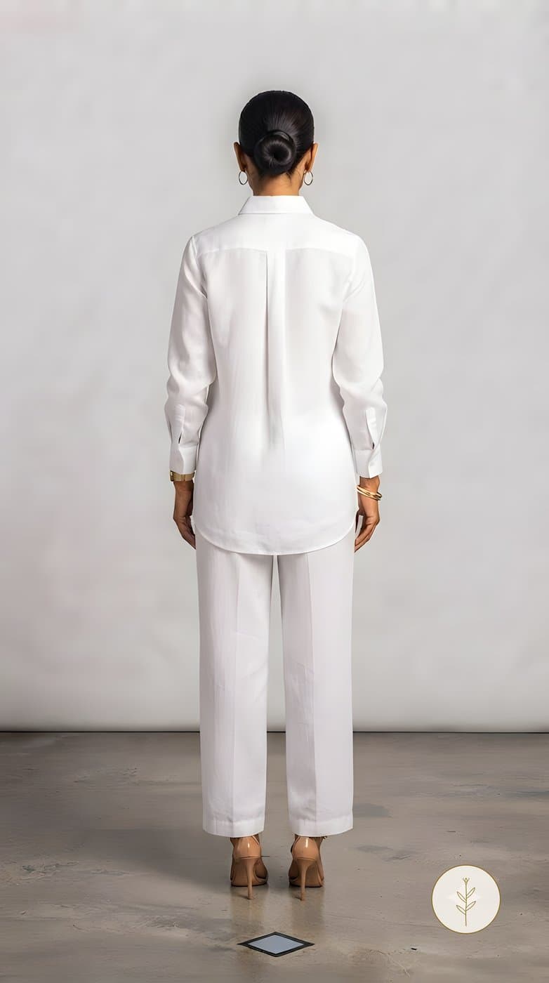 Conjunto Camisa y Pantalón Blanco miniatura 4