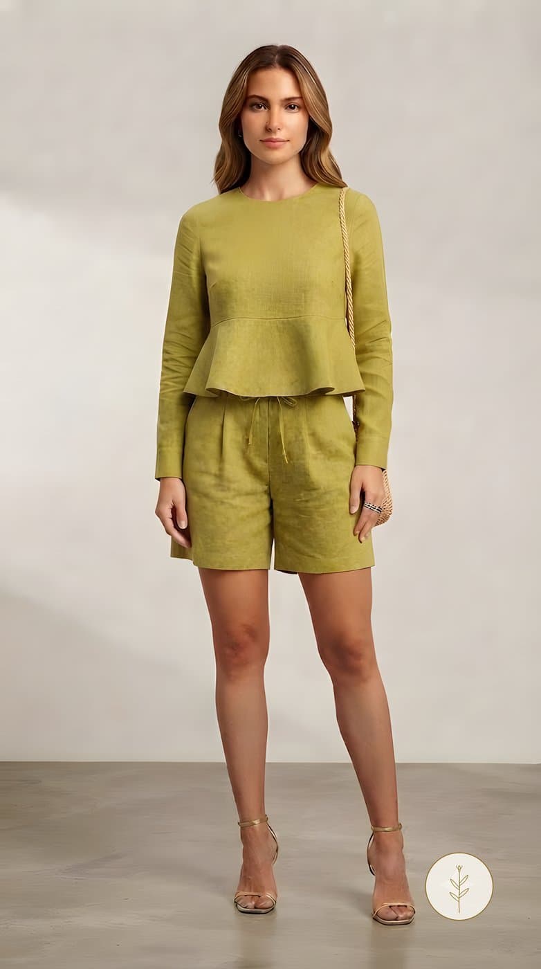 Conjunto Chaqueta Amarillo Verde miniatura 2