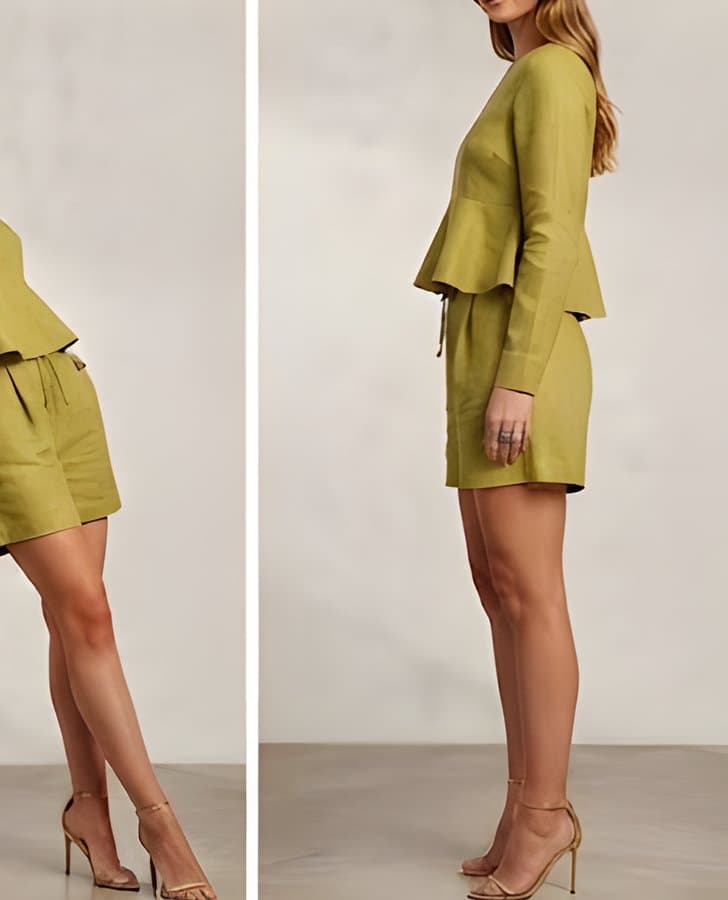 Conjunto Chaqueta Amarillo Verde
